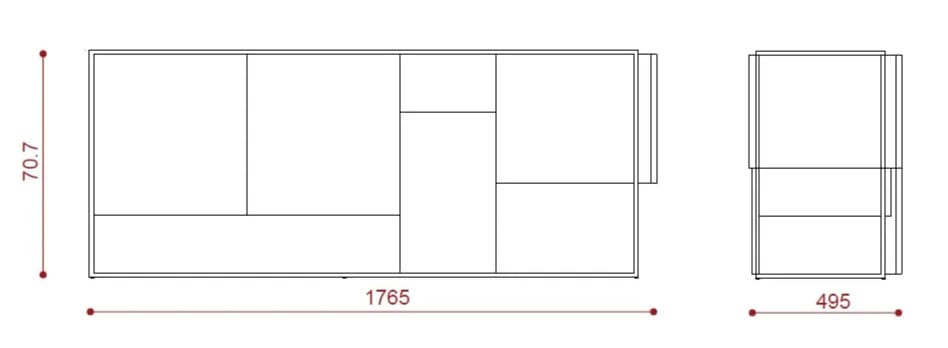 Шкаф с распашными дверями Moca Framed ARCH-00028740 - Вид №3