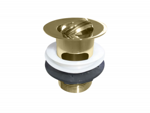 Burlington Откидная крышка для мусора с прорезями Золото W18 GOLD