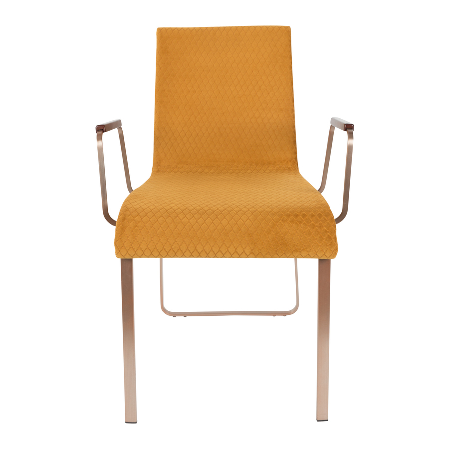 Кресло Flor оранжевое Dutchbone 1200130 - Вид №6