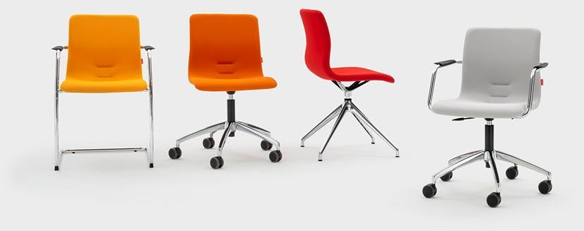 Viganò Регулируемое по высоте офисное кресло из ткани Queen fabric sun-id-1439477 - Вид №2