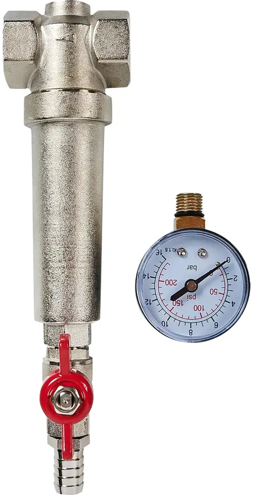 Фильтр механической очистки Santreyd 3/4" с манометром для систем водоснабжения 82890090