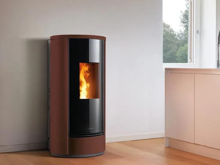 Пеллетная печь с настенным Wi-Fi класса A+ Piazzetta Premium Plus ARCH-00021440