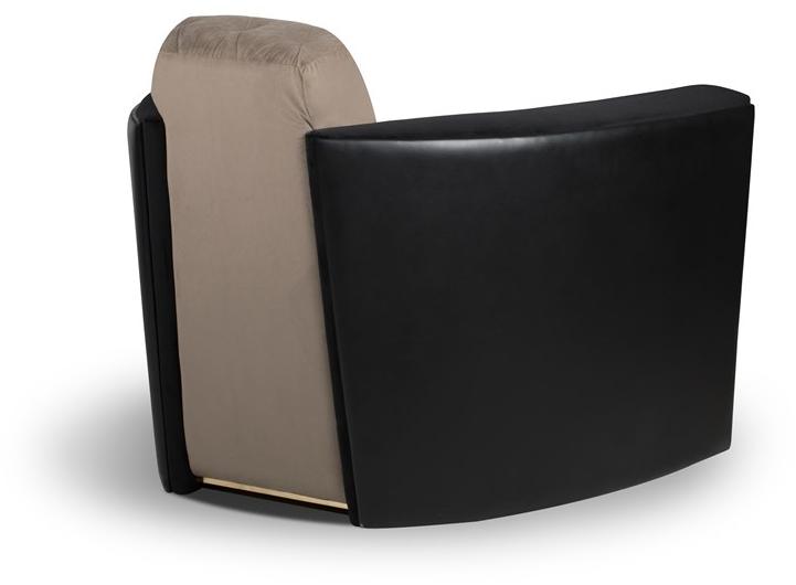 LUXXU Стеганое кресло с подлокотниками Navis sun-id-1361234 - Вид №1