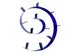 Книжный шкаф из инженерного пластика