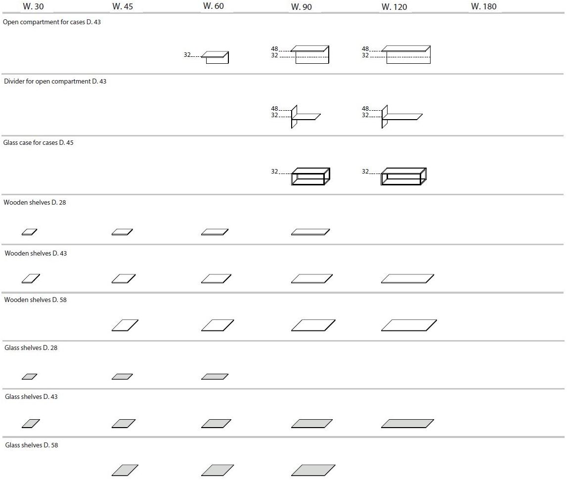 Cappellini Модульная лакированная стенка для хранения sun-id-1433890 - Вид №18