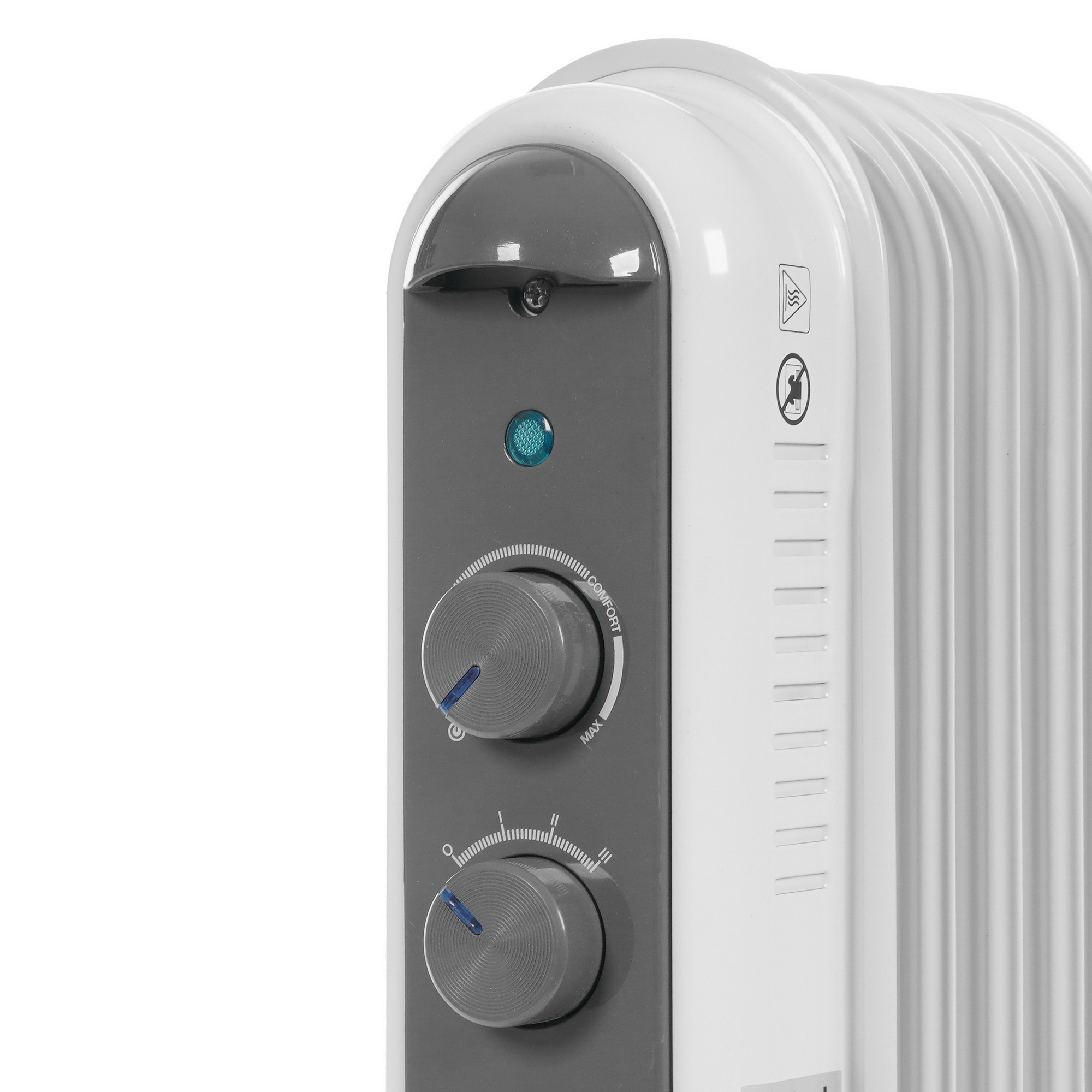 5336452 Масляный обогреватель Timberk TOR 21.1005 DC белый STDN-0018306 - Вид №3