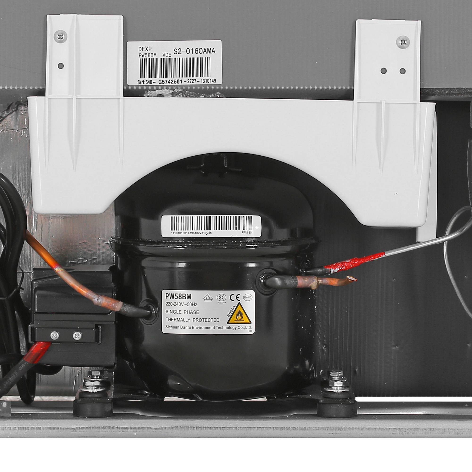 5039484 Холодильник компактный   DEXP S2-0160AMA белый STDN-0140165 - Вид №11