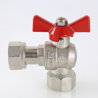 VT.266.N.0606 Кран шаровой угловой с накидной гайкой и внутренней резьбой Valtec 1" х 1"  - Вид №4