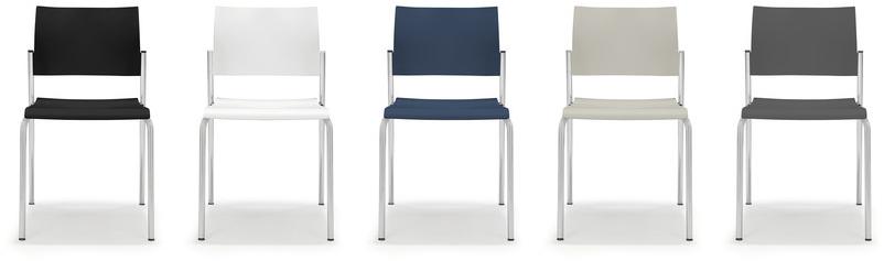 Casala Штабелируемый консольный стул с обивкой Cooper 2228/10 - Вид №3