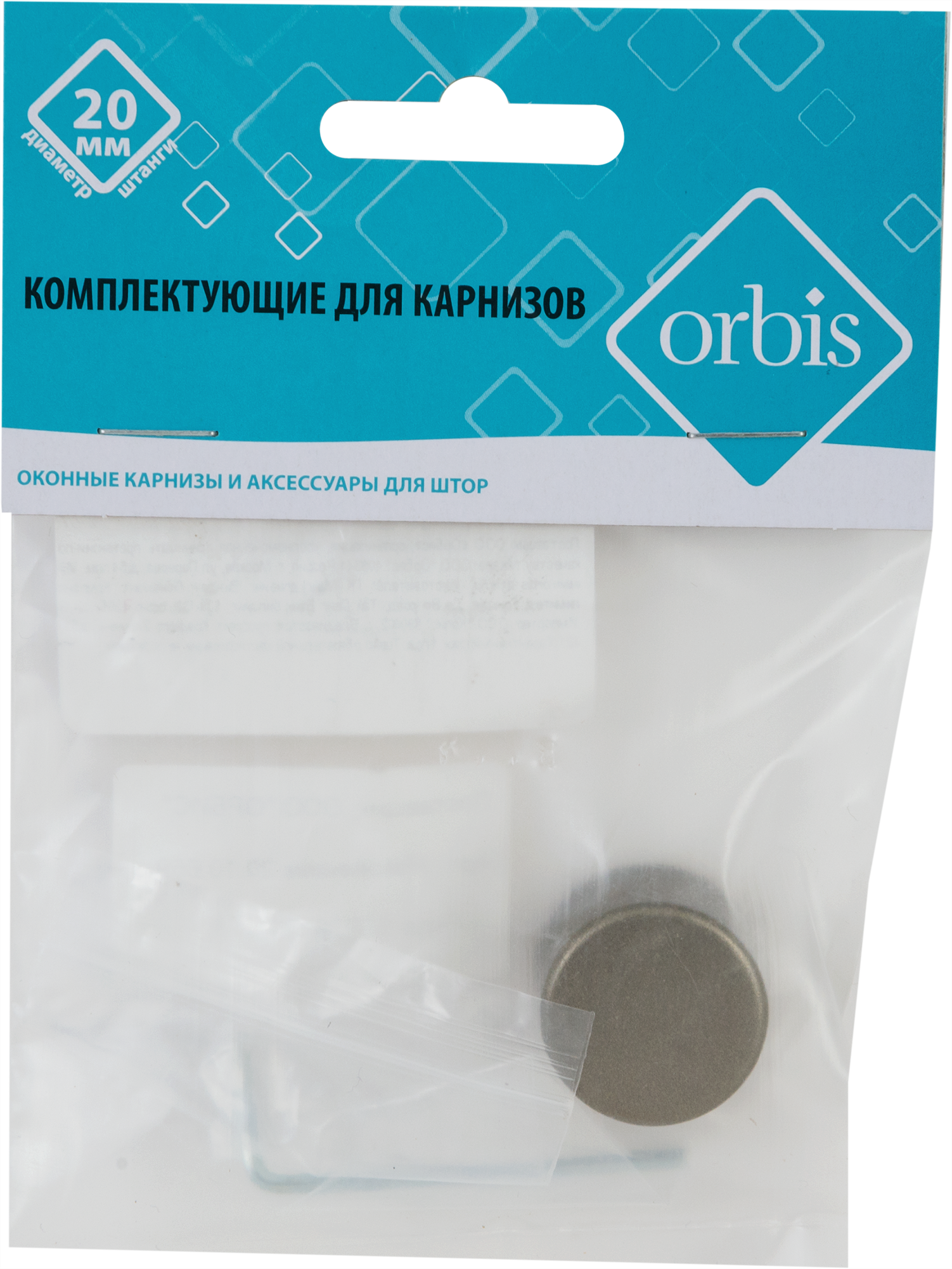 89729619 Наконечник-заглушка , металл, цвет графит, 2 см, 2 шт. STLM-0079920 ORBIS  - Вид №2