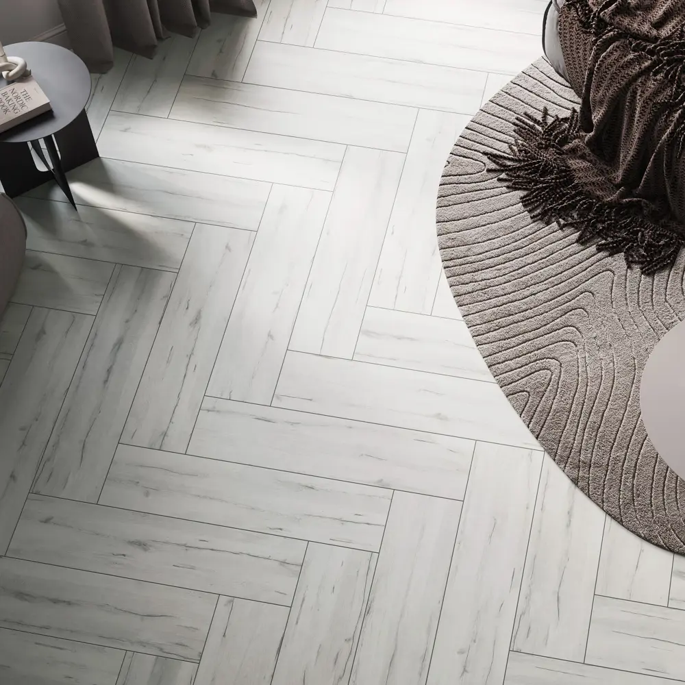 Interio Керамогранит светлый под дерево 21.8×89.8 см 89440174 Santreyd STLM-1581557