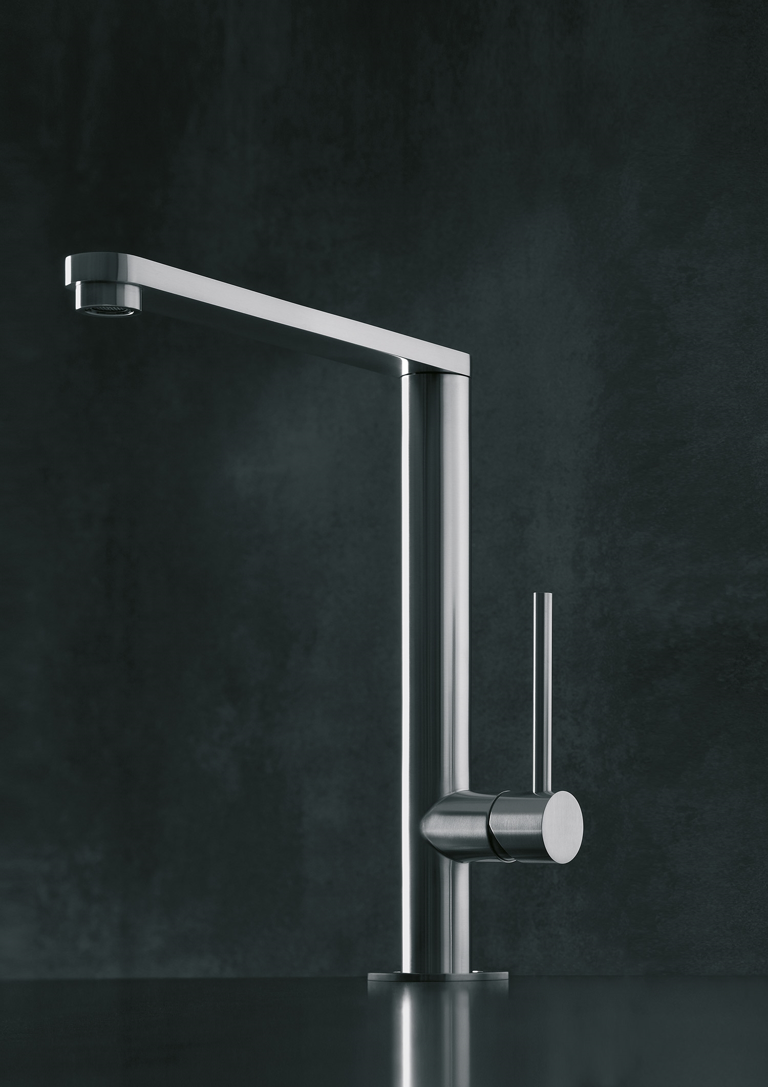 Inox. 324. Смеситель для кухонной мойки. Quadrodesign - Вид №1