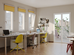 Окно ПВХ с минимальным профилем