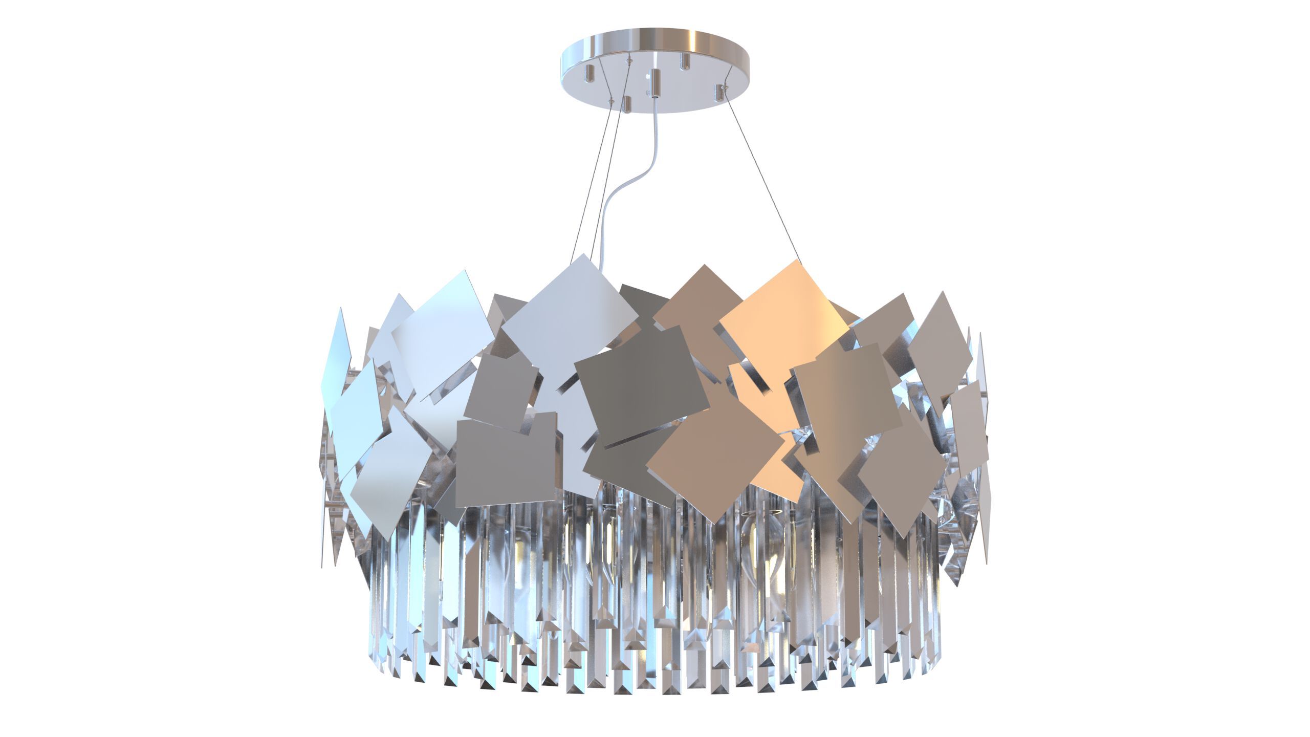 Подвесной светильник из нержавеющей стали с кристаллами K-Lighting Hemera ARCH-00034318 - Вид №1