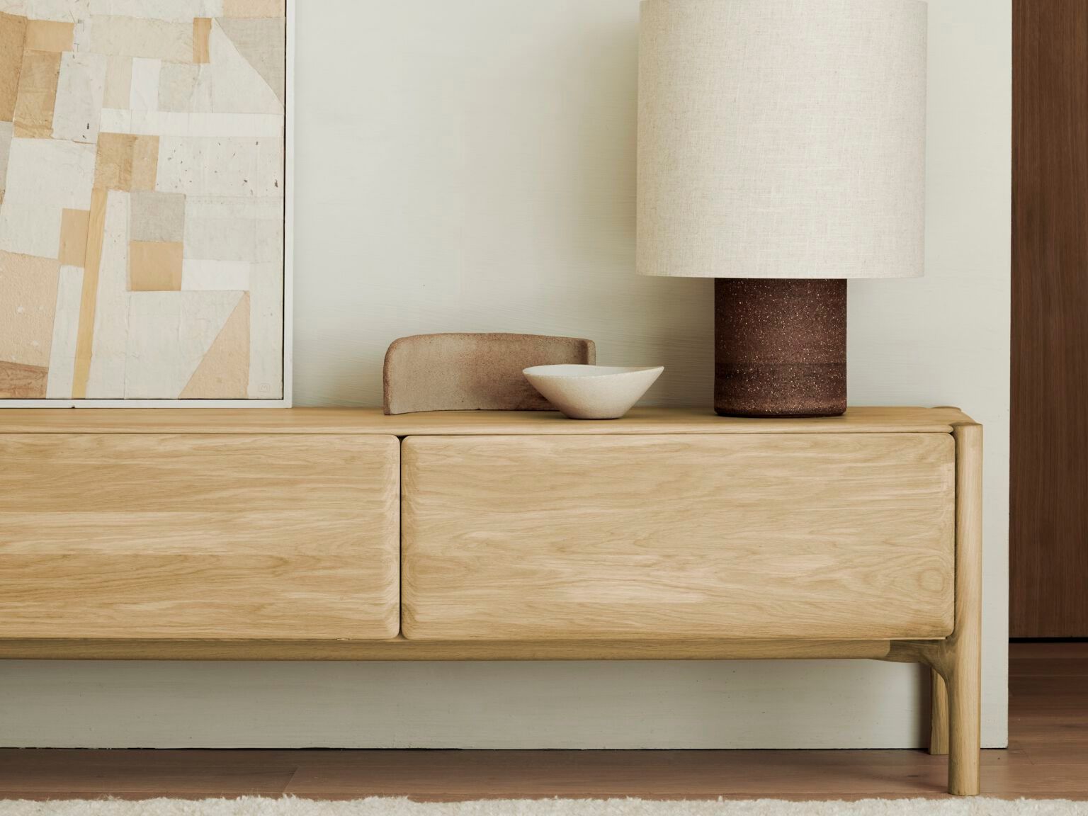 Дубовый шкаф для телевизора Ethnicraft Bok ARCH-00076086 - Вид №8