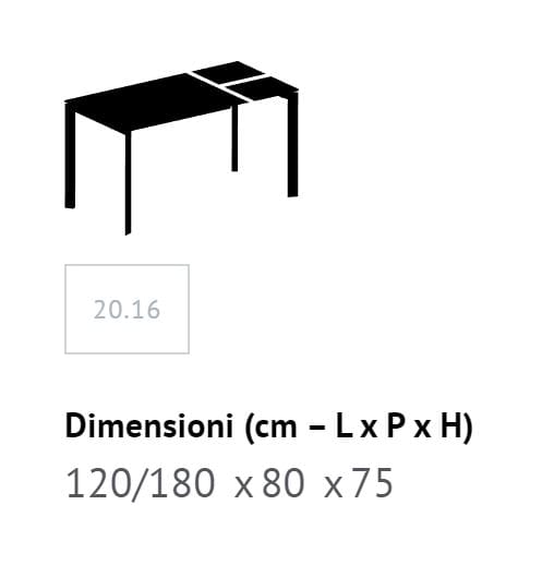 Стол для гостиной из стали и меламина Bontempi Casa DUBLINO ARCH-00062557 - Вид №6