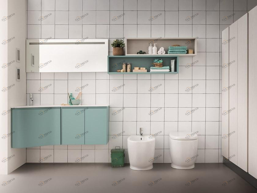 Birex Подвесная лакированная угловая тумба под умывальник Lapis sun-id-1448023