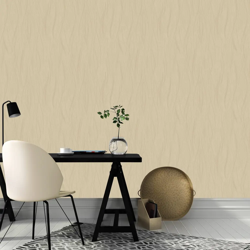 Обои флизелиновые Euro Decor Grace бежевые 1.06 м 3447-6 81961359 STLM-2113233 - Вид №2