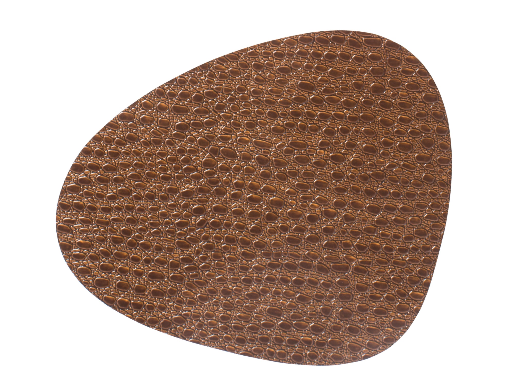 98879 LACE brown подстановочная салфетка фигурная 37х44 см, толщина 1,6мм;LIND DNA 