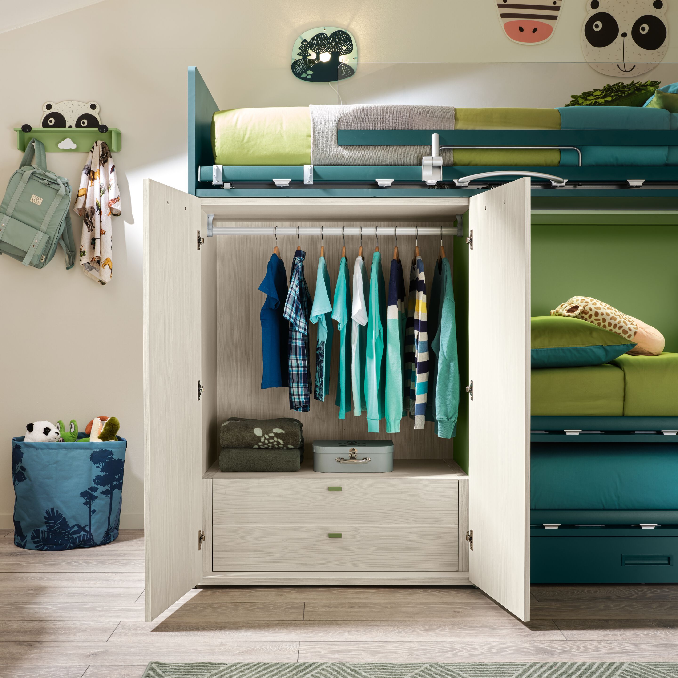 Композиция с мезонином Logic Moretti Compact KC509 ARCH-00064348 - Вид №1