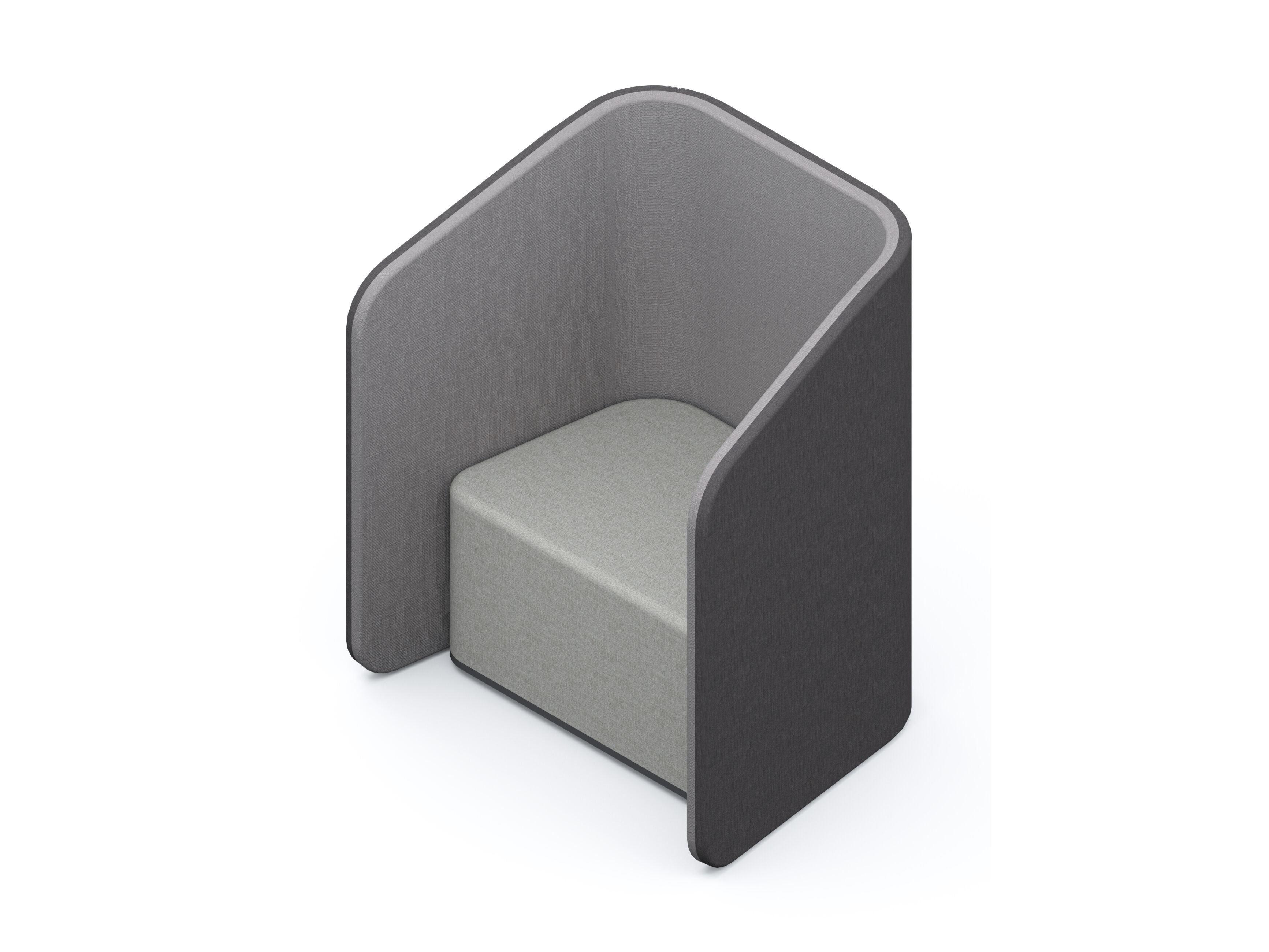 Акустический офисный остров с одним сиденьем FURNIKO Luma ARCH-00010364