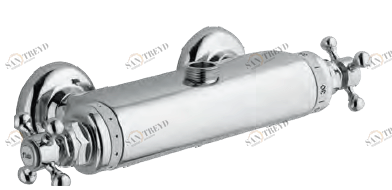 Смеситель термостатический для душа на один выход, верхнее (жесткое подключение) CEZARES GOLF-DS-T-01