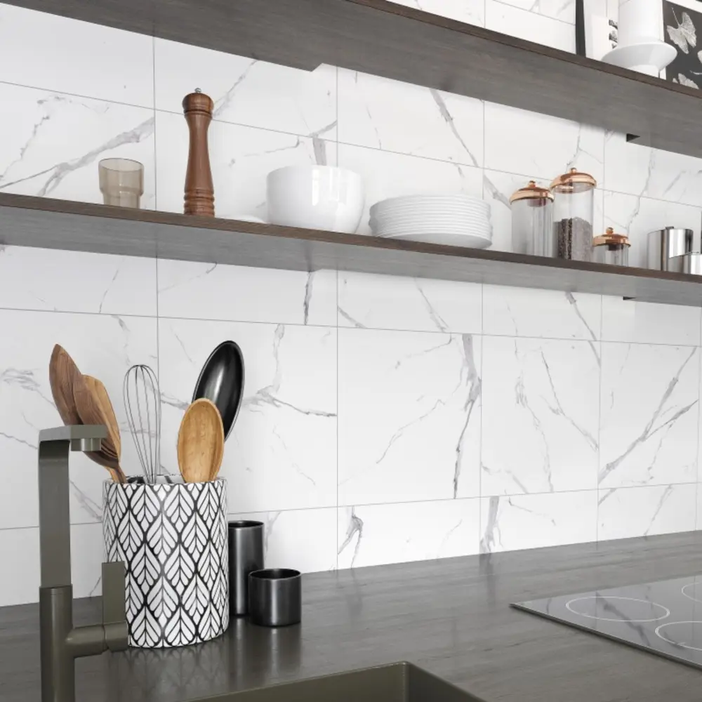 Глазурованный керамогранит Artens Dina 42x42 см 1.58 м² матовый цвет белый 86689594 STLM-2146414 - Вид №4