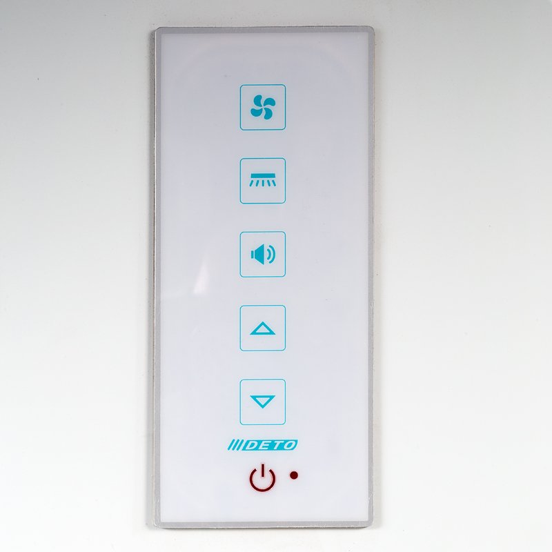 B10 BLACK Душевая кабина DETO Серия В L 920 L с гм. и эл. - Вид №8