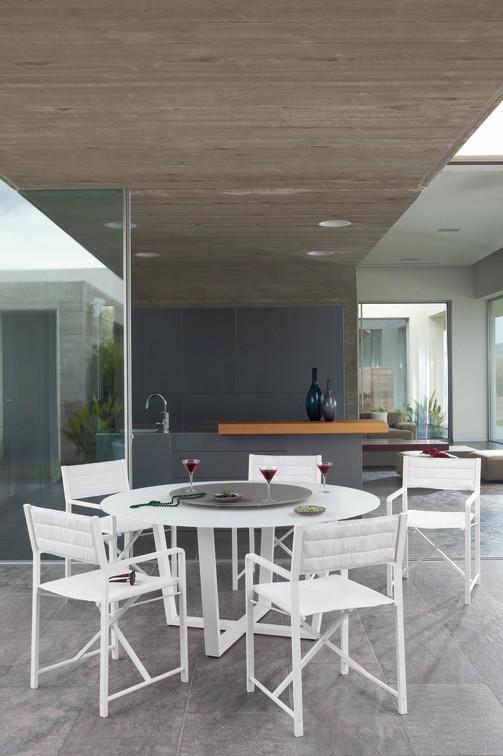 MNST224 Обеденный стол pa lava ⌀155см Manutti Fuse - Вид №3