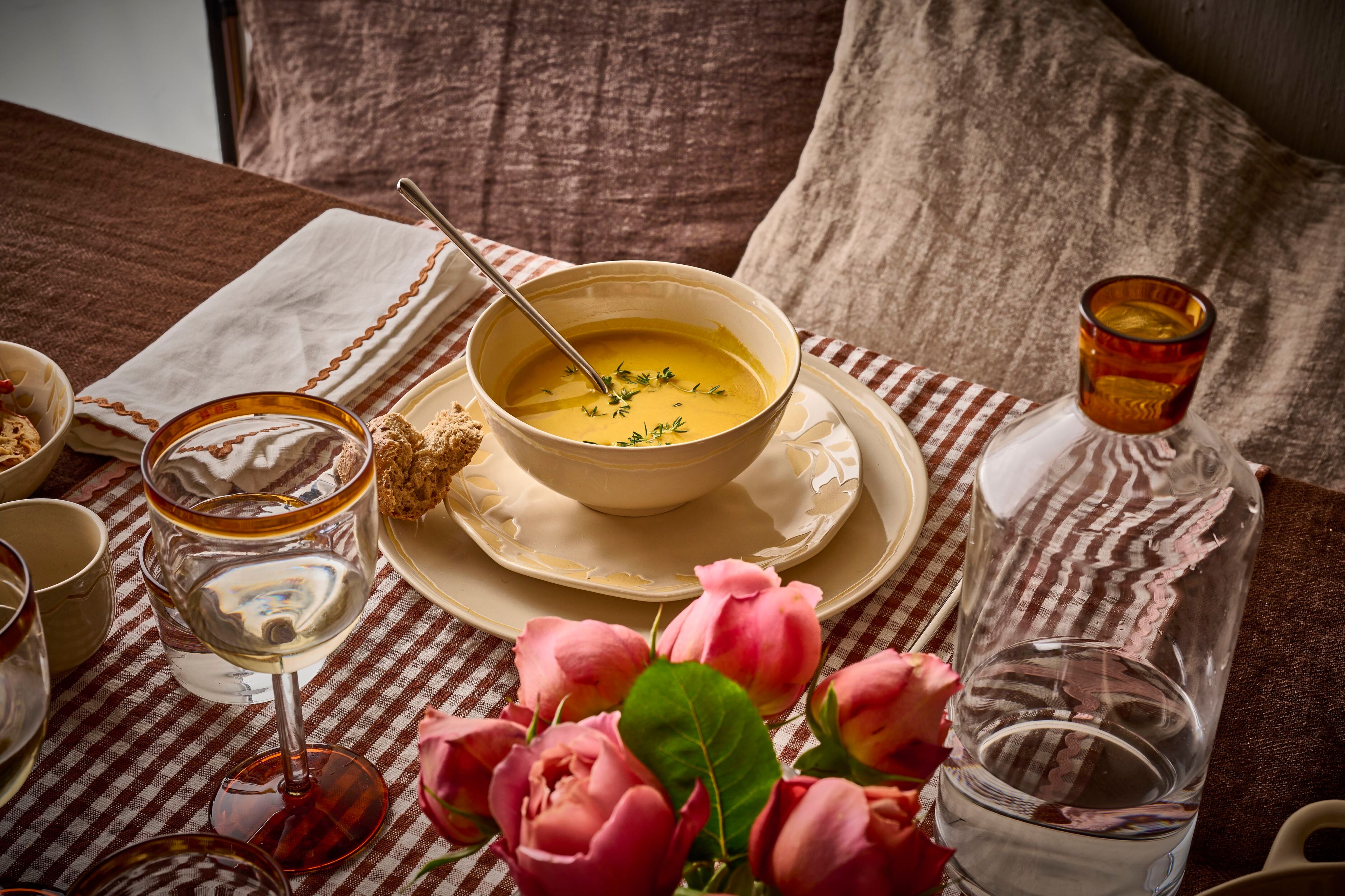 Runner in lino POMAX Olive ARCH-00150075 - Вид №4