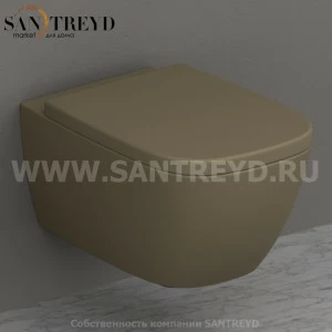 GNS02PA Подвесной унитаз настенный Бежевый Ceramica Globo GENESIS Италия