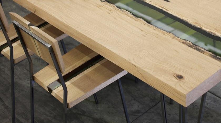 PROTEK® Стул из дуба и смолы Legno e resina sun-id-1393229 - Вид №2