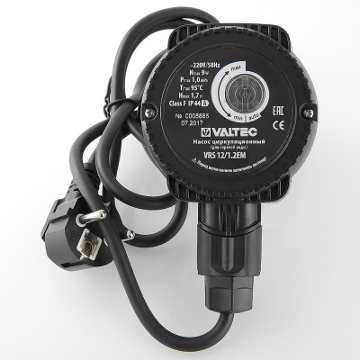 VRS.121EM.15.0 Насос циркуляционный для ГВC с режимом частотного регулирования Valtec 220 В (50 Гц), 1/2"  - Вид №15