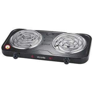 9932078 Плита компактная электрическая Viconte VC-906 черный