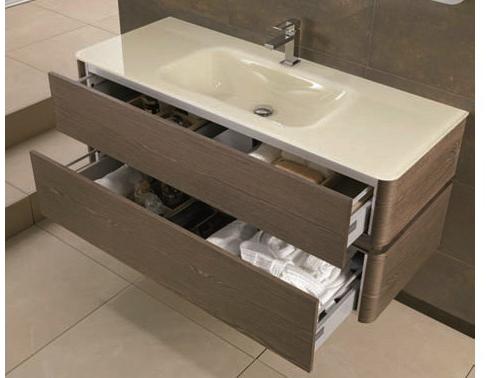 Mobiltesino Подвесная тумба под умывальник с ящиками Qubo sun-id-1366695 - Вид №1