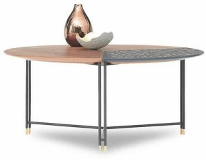 Enza Home Круглый деревянный журнальный столик Netha