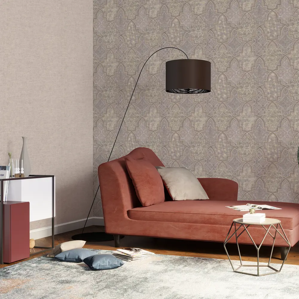 Обои флизелиновые Палитра Marrakech бежевые 1.06 м PL71518-22 82912543 STLM-2167383 - Вид №3