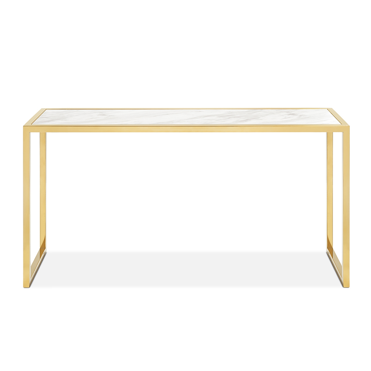 450287-BS ABHIKA КОНСОЛЬНАЯ КОРОНА ПРЯМАЯ H75 150X40 BLACK/SILVER  - Вид №1