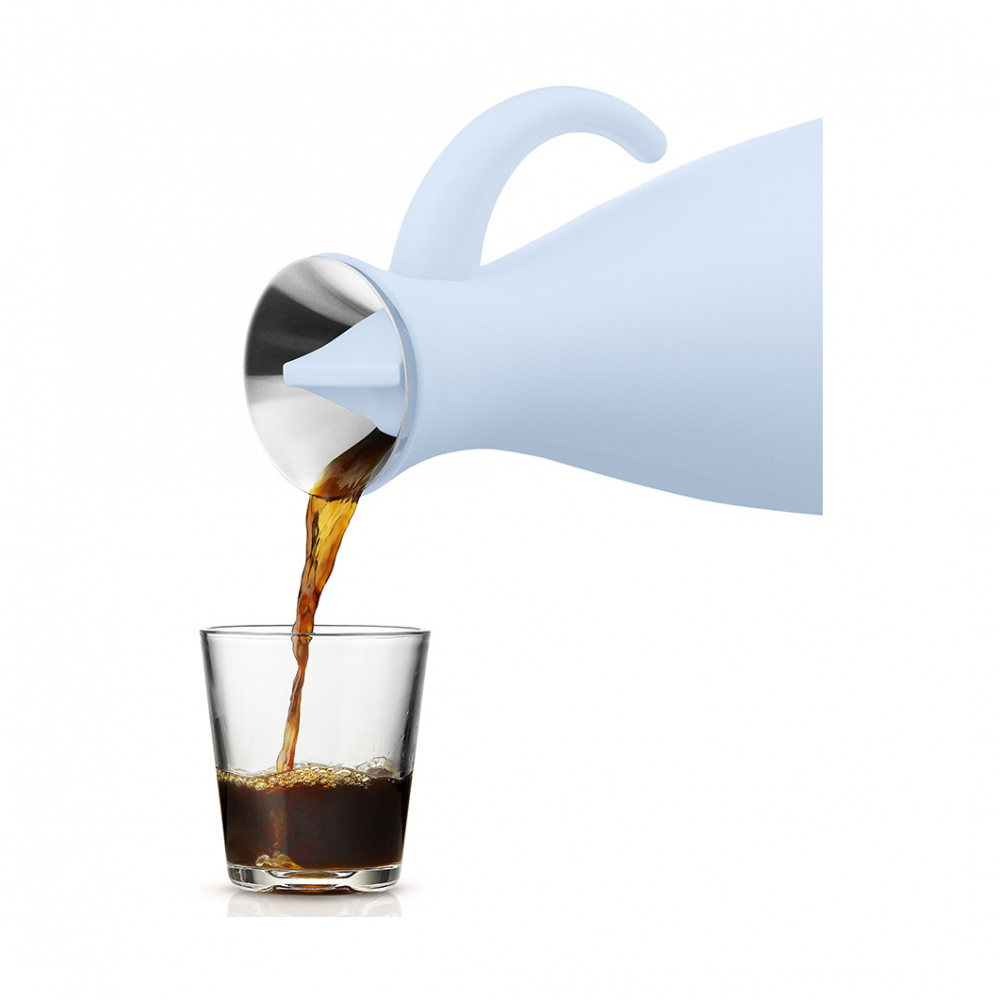 EVA SOLO 502819 Термокувшин Vacuum, 1 л, высокий, голубой Пластик, боросиликатное стекло, силикон  - Вид №3