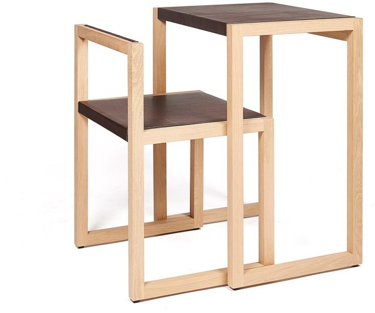 Wildspirit Письменный стол из дерева и телячьей кожи sun-id-1507274 - Вид №8