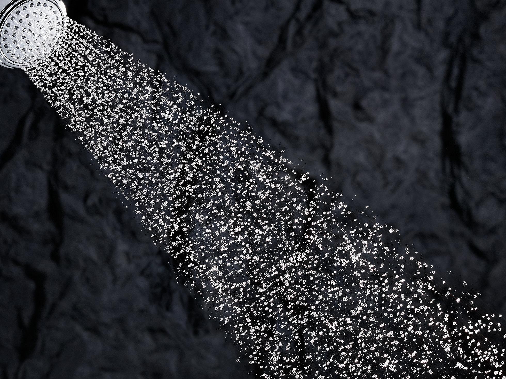 KOHLER Однофункциональный ручной душ Artifacts 2,0 галлона в минуту с технологией впуска воздуха Katalyst K-72776-CP  - Вид №5