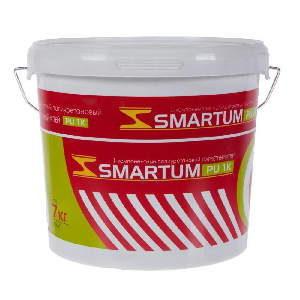 Клей SMARTUM PU 1K для паркета - профессиональная фиксация 7 кг 17074348 STLM-0007452