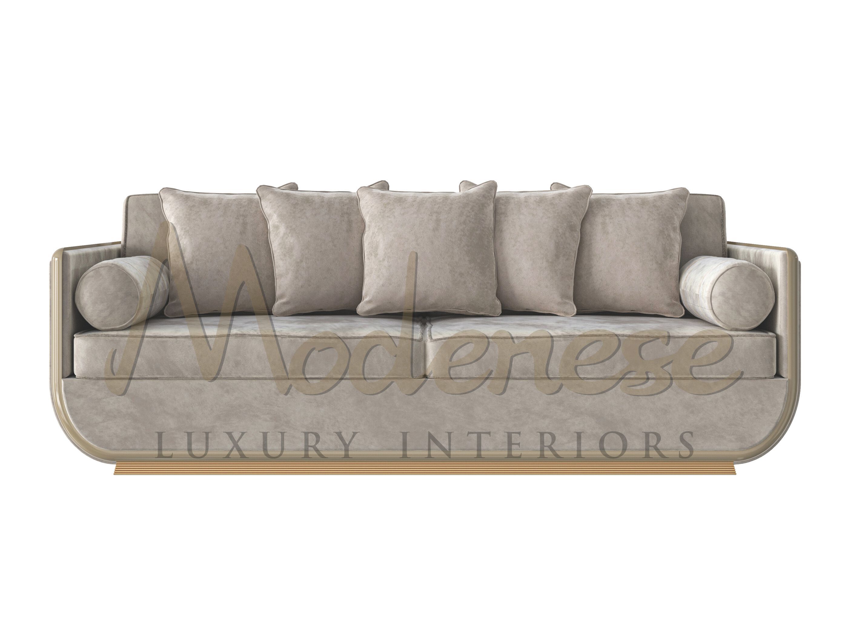 2-местный кожаный диван Modenese Luxury Interiors ASTRA LOUNGE ARCH-00112871