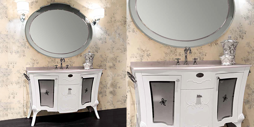 Комплект мебели для ванной комнаты Comp.n.1 Eurodesign Garden COMPN1 - Вид №1