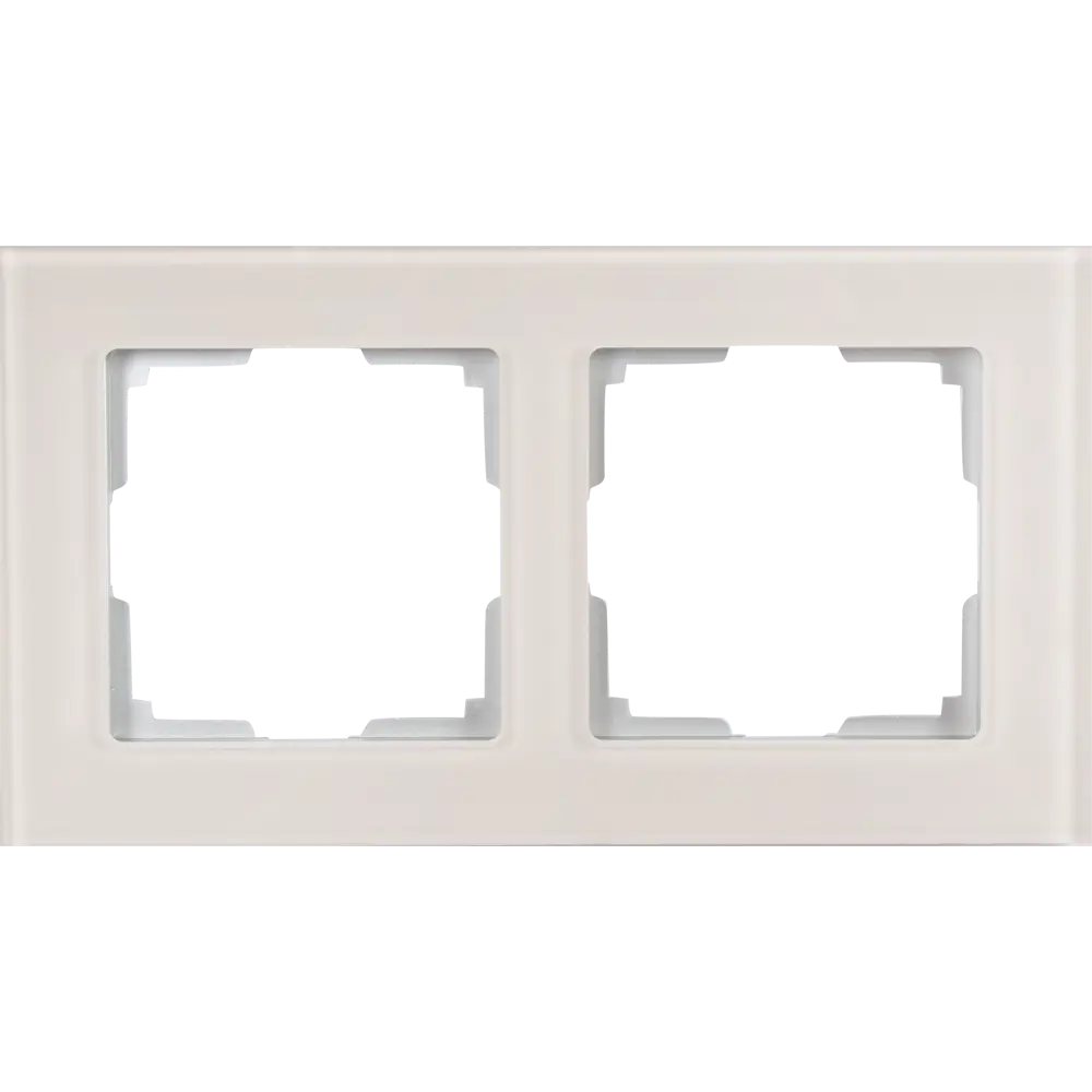 WERKEL Favorit - Стеклянная рамка для розеток и выключателей на 2 поста 82125388 STLM-0019717
