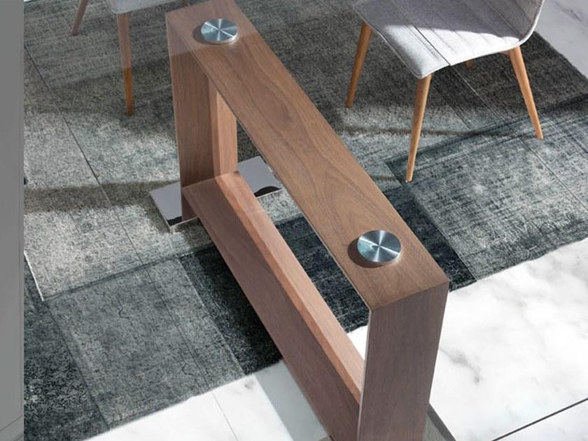 Angel Cerdá Прямоугольный обеденный стол из дерева и стекла Nature life 1006 Angel Cerda - Вид №2