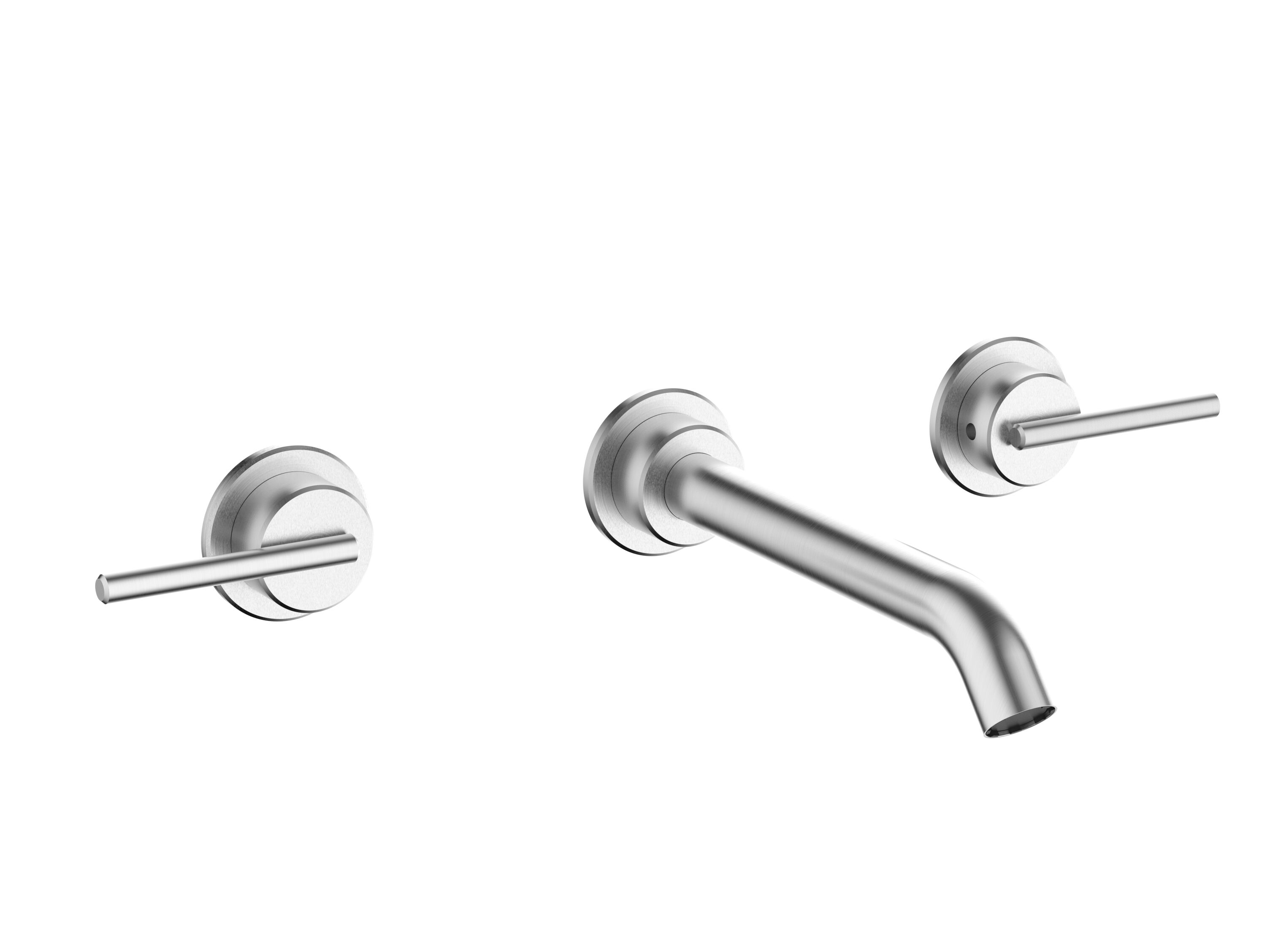 Настенный смеситель для раковины с 3 отверстиями CROSSWATER 3ONE6 LEVER ARCH-00115726