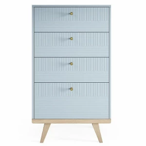 Комод высокий с 4 ящиками голубой Thimon THE IDEA ДИЗАЙНЕРСКИЕ, КОМОДЫ THIMON 210000 Голубой