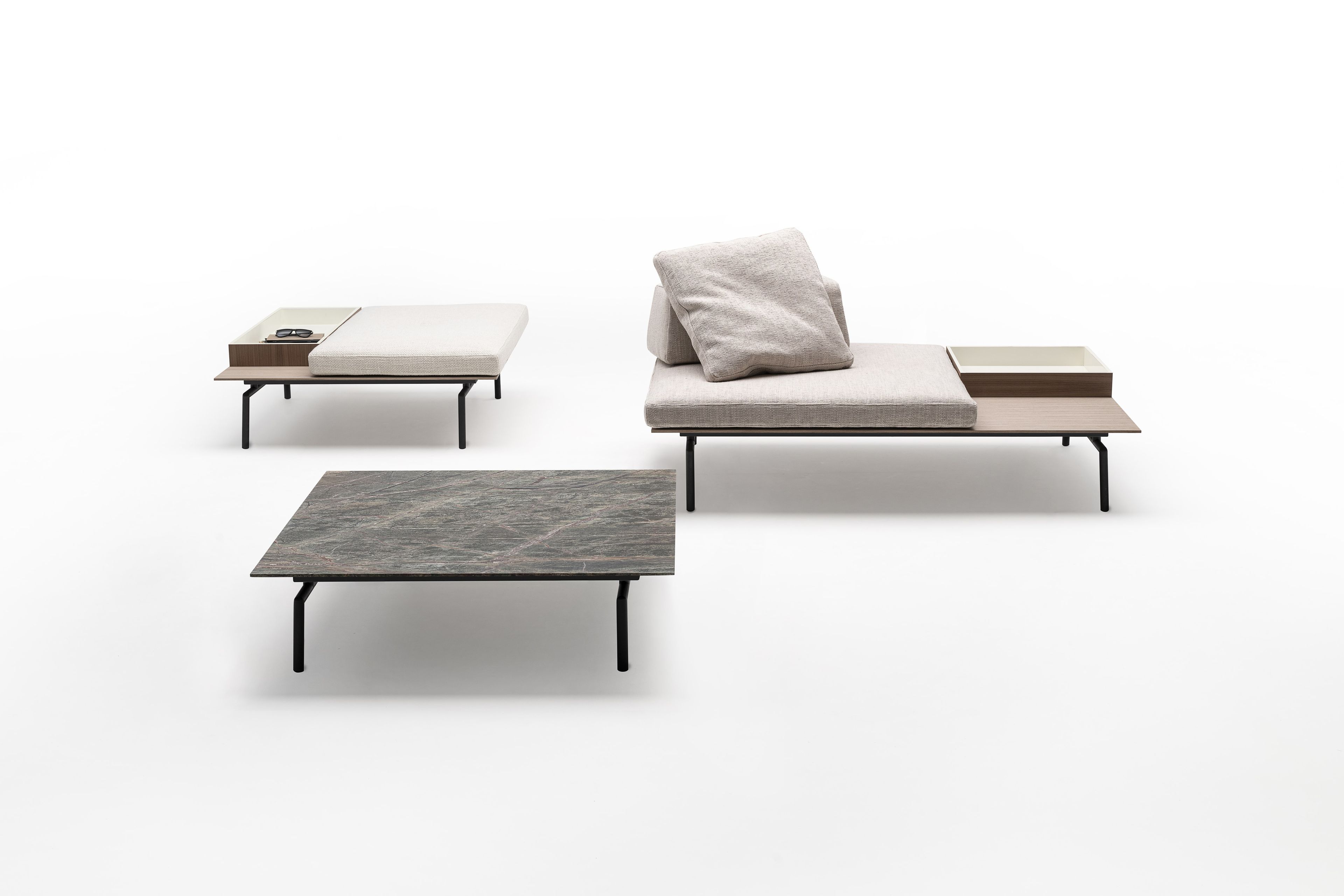 Модульная скамья со спинкой Living Divani Сумо ARCH-00126347 - Вид №5