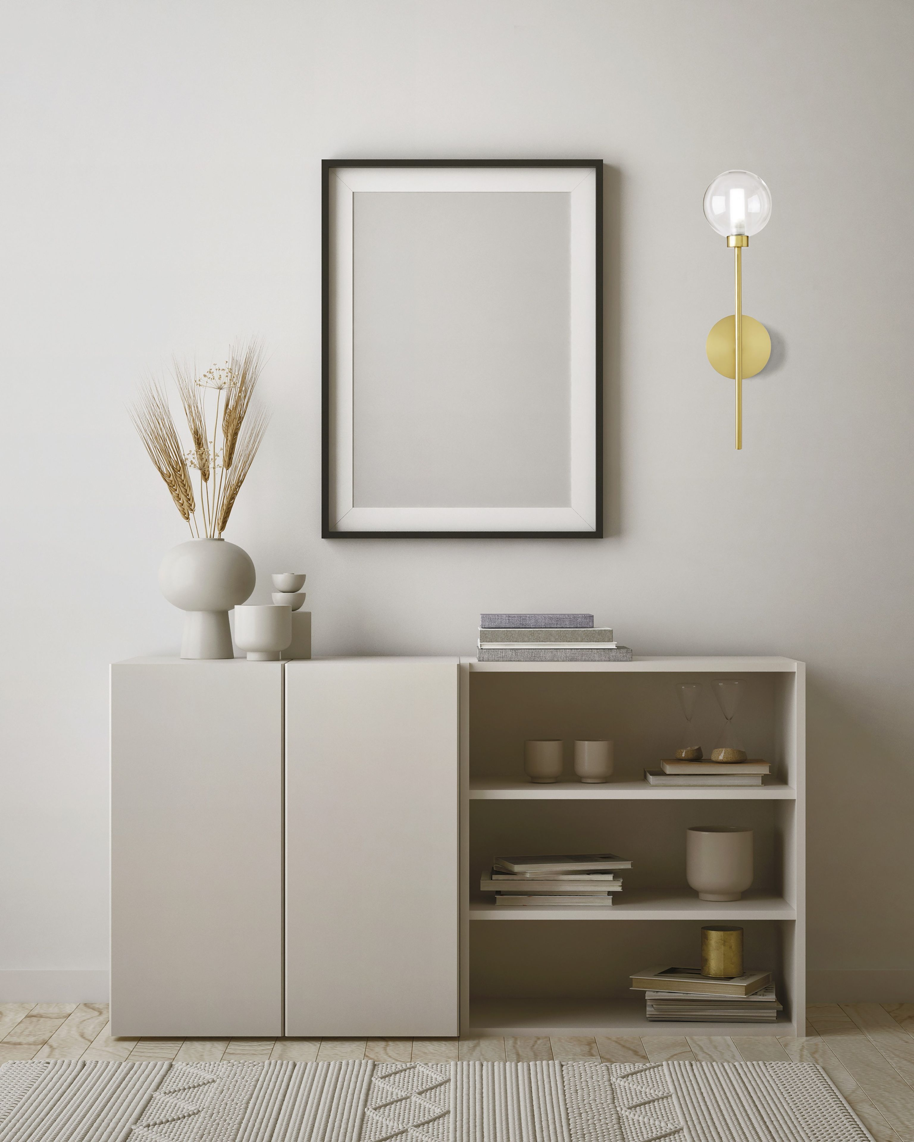 Настенный светильник из боросиликатного стекла Miloox Dom ARCH-00087067 - Вид №1